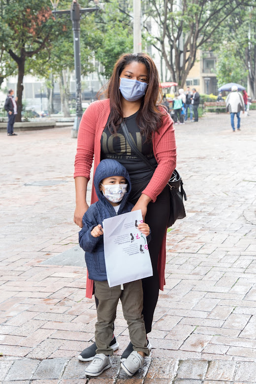 MARCELA AMADOR Y SU HIJO