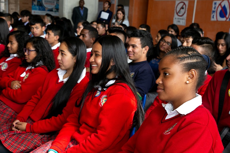 Estudiantes en el encuentro
