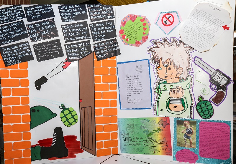 Piezas gráficas de estudiantes