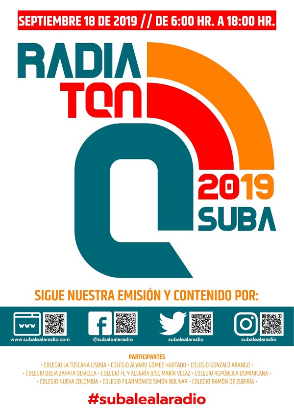 Pieza gráfica sobre radiatón suba