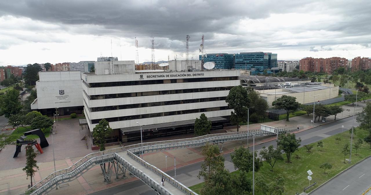 Fachada de la Secretaría de Educación